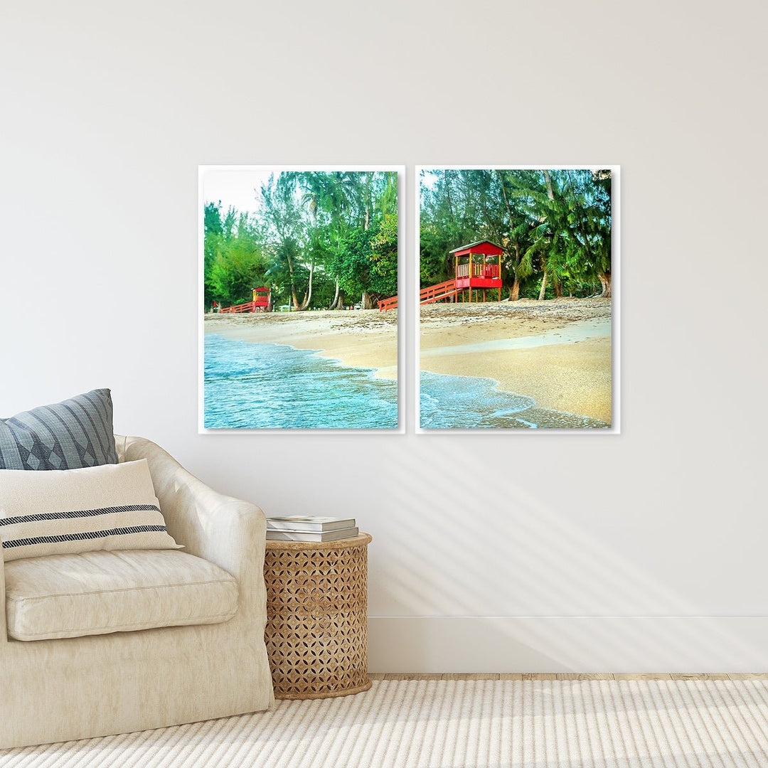 Puerto Rico Beach -  Set of 2
