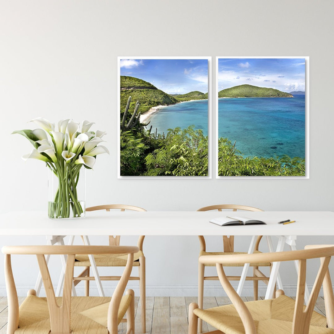 Caribbean Overlook - Set of 2