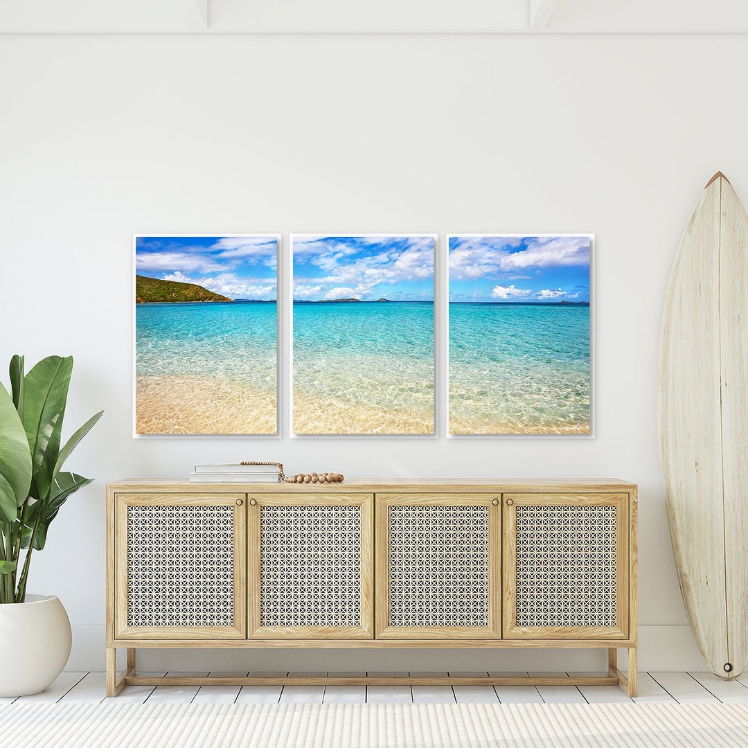 Caribbean Coastline - Set of 3