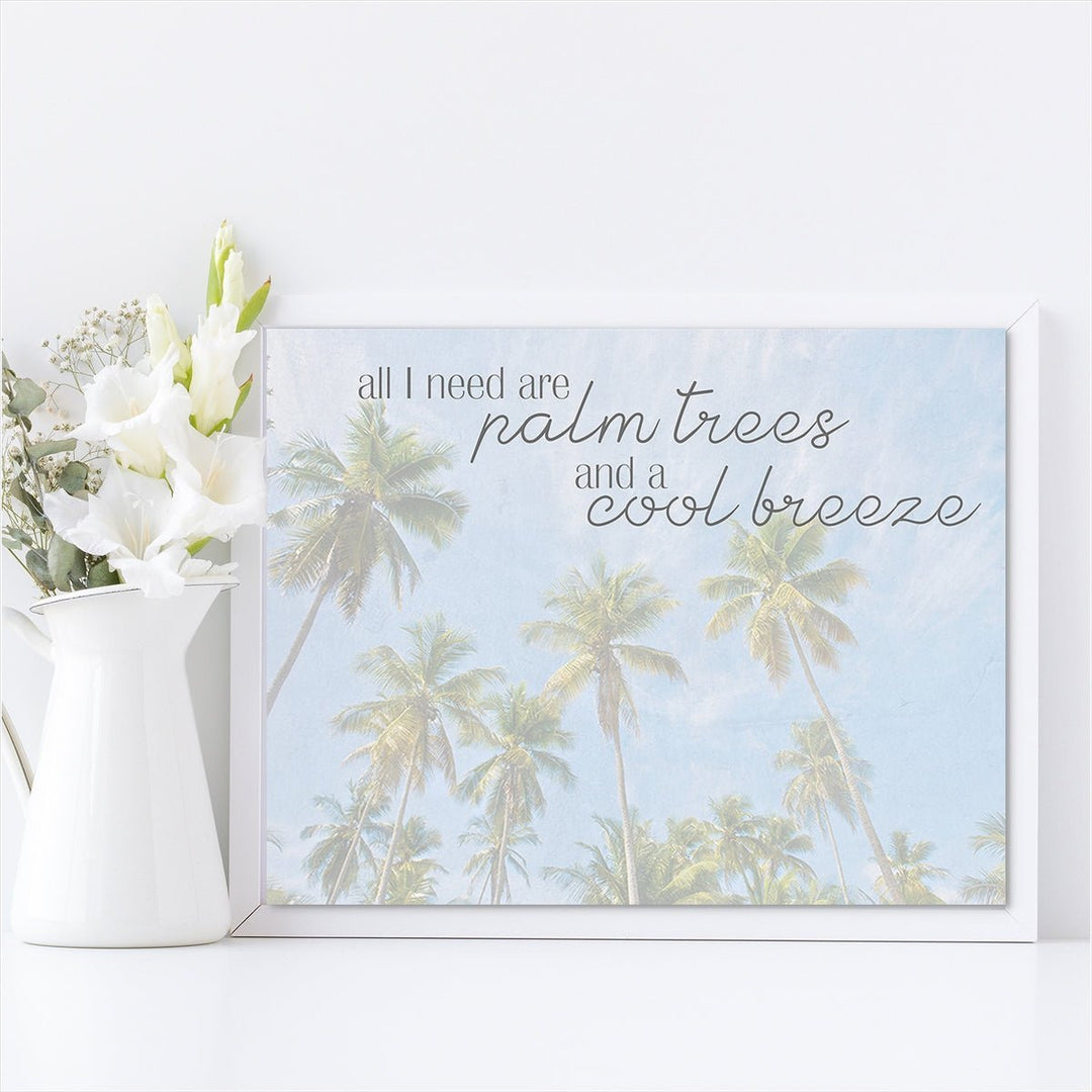 Palm Trees Cool Breeze