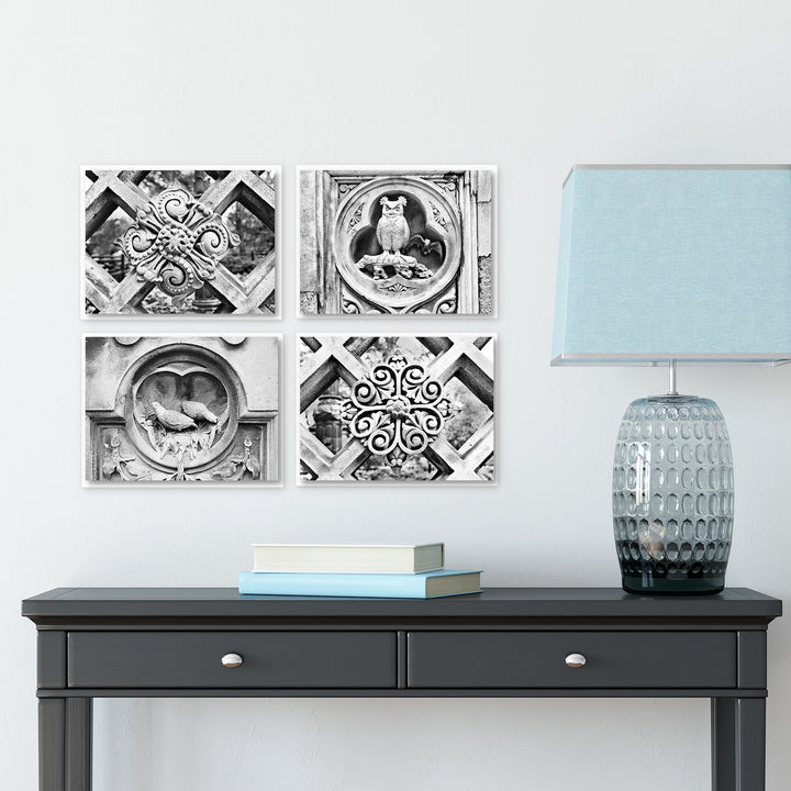 Central Park Stone Bridge #3 - Set of 4