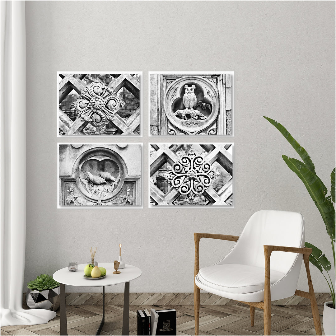 Central Park Stone Bridge #3 - Set of 4