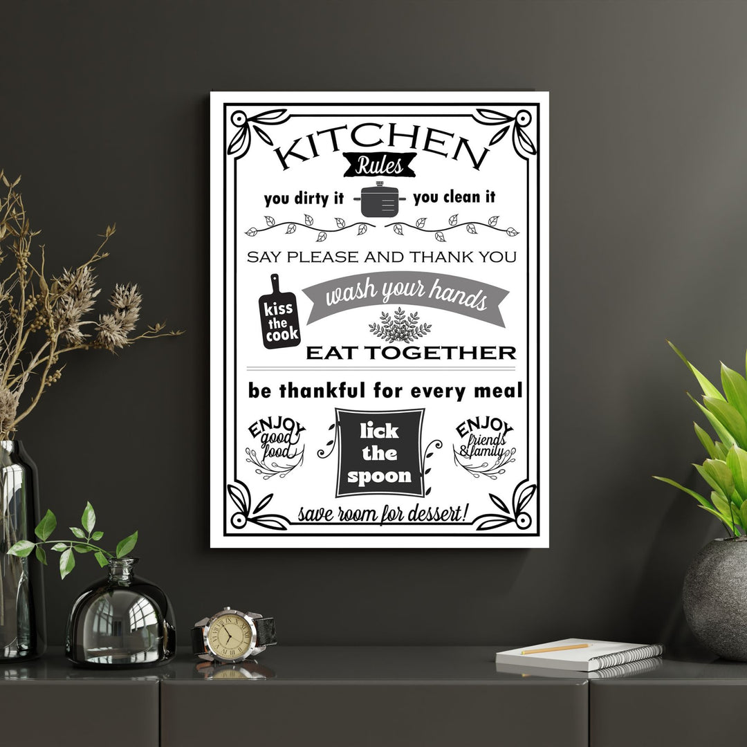 Kitchen Rules - white