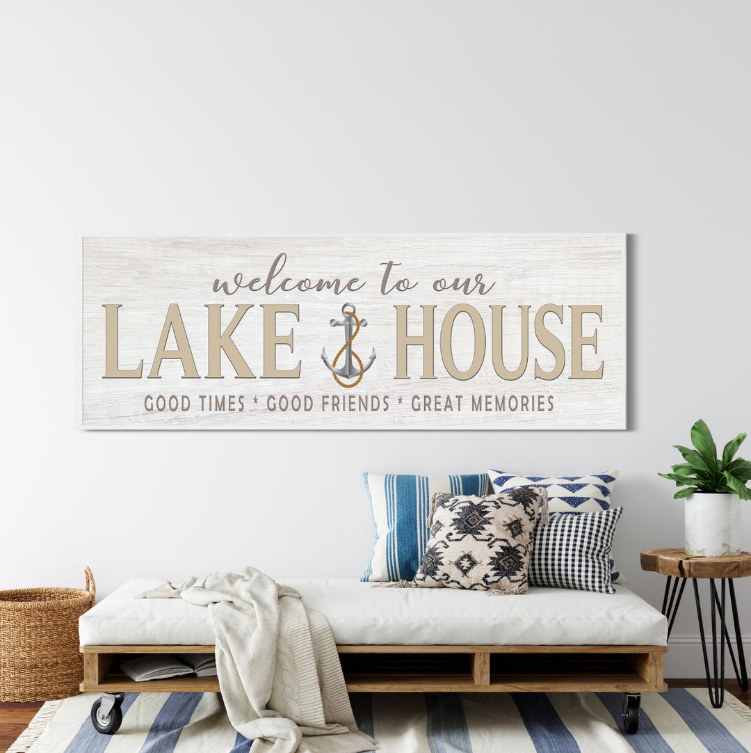 Lake House Sign - anchor