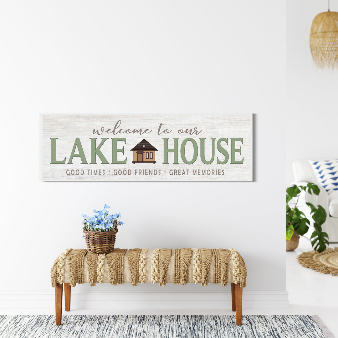 Lake House Sign - cabin