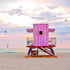 Pink #4 Art Deco Miami Beach Lifeguard Stand