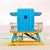 Blue #2 Lifeguard Stand Miami Beach - Catch A Star Fine Art