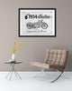 Indian Motorcycle Vintage Auto Ad Print - Catch A Star Fine Art