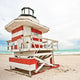 Lighthouse #6 Lifeguard Stand Miami Beach Tower