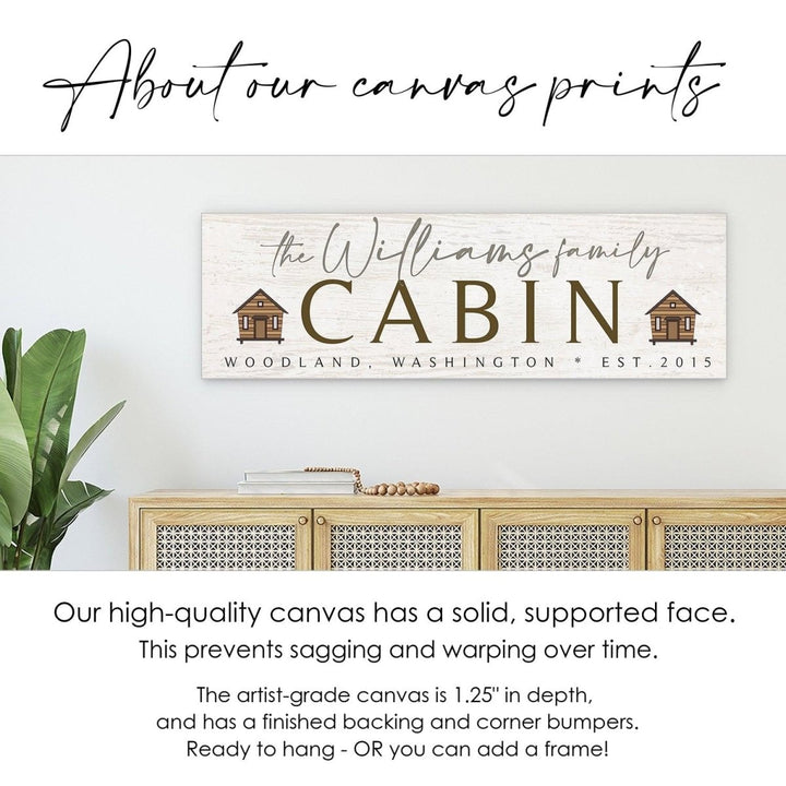 Personalized Cabin Custom Sign - Catch A Star Fine Art