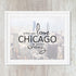 Love Chicago Urban Typography Print
