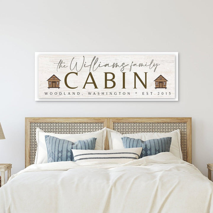 Personalized Cabin Custom Sign - Catch A Star Fine Art