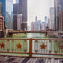 Chicago River Bridge City Skyline Urban Print