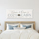 Cozy Cabin Custom Sign - Catch A Star Fine Art
