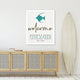 Personalized Beach Welcome Sign, Custom Wall Canvas Prints