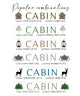 Personalized Cabin Custom Sign - Catch A Star Fine Art