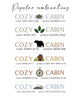 Cozy Cabin Custom Sign - Catch A Star Fine Art