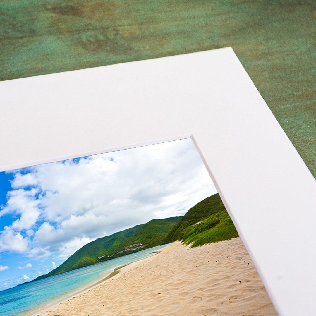 Example of a matted photo print, with an artboard mat around the image to create visual space - Catch A Star Fine Art