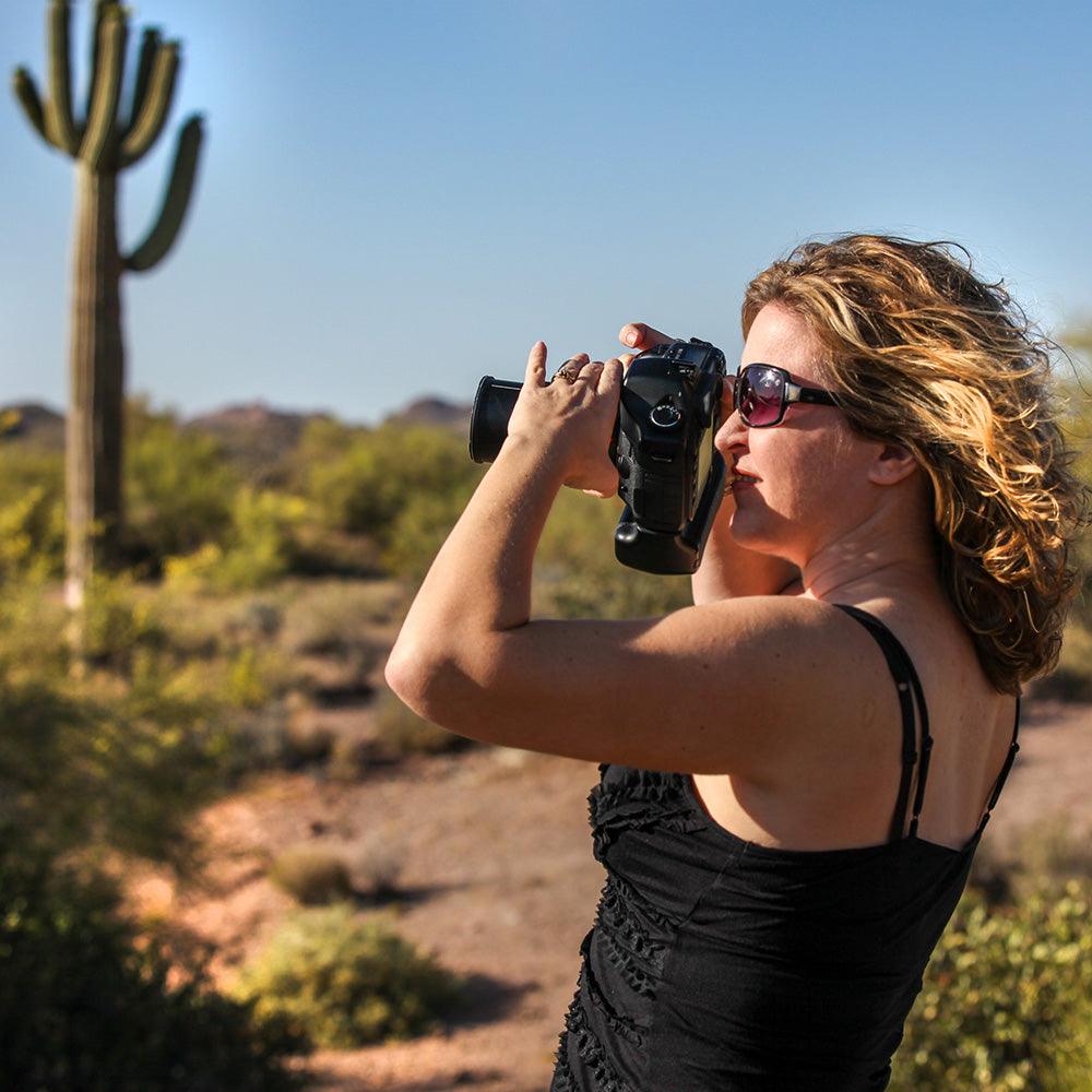 Many photographers have few photos of themselves, and they've got a camera in front of their faces in the ones that do exist