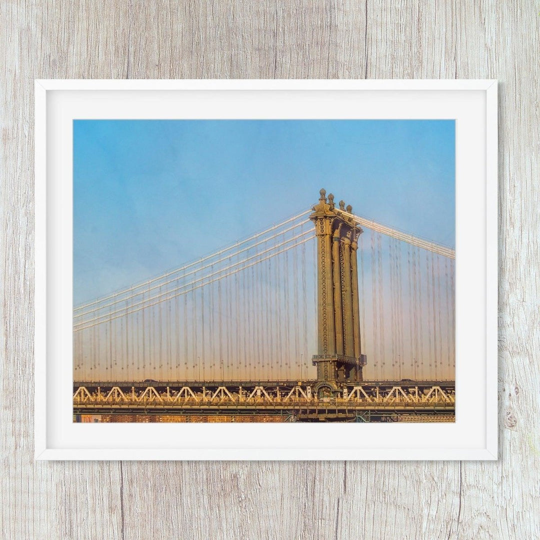 New York City Photography Manhattan Bridge Skyline - Catch A Star Fine Art