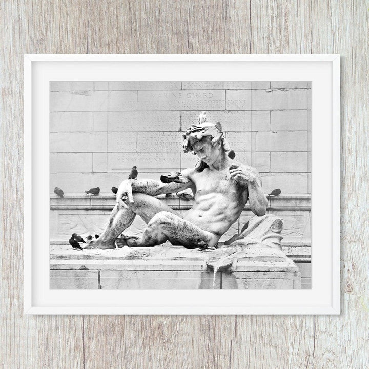 Central Park Maine Monument Statue NYC - Catch A Star Fine Art