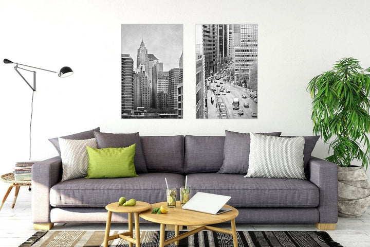 NYC Black & White Street Scenes, Set of 2 prints - Catch A Star Fine Art