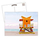 Beach Huts Lifeguard Stands Postcard Set - Catch A Star Fine Art