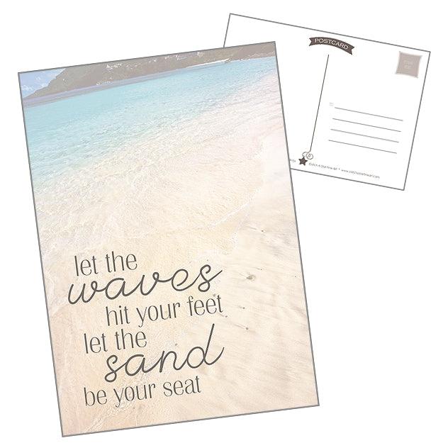 Tropical Quotes Postcard Set - Catch A Star Fine Art