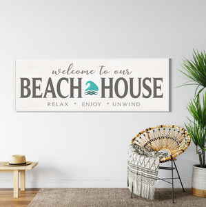 Welcome To Our Beach House - wave