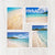 Beach Shoreline Collection - Set of 4 - Art Prints or Canvases