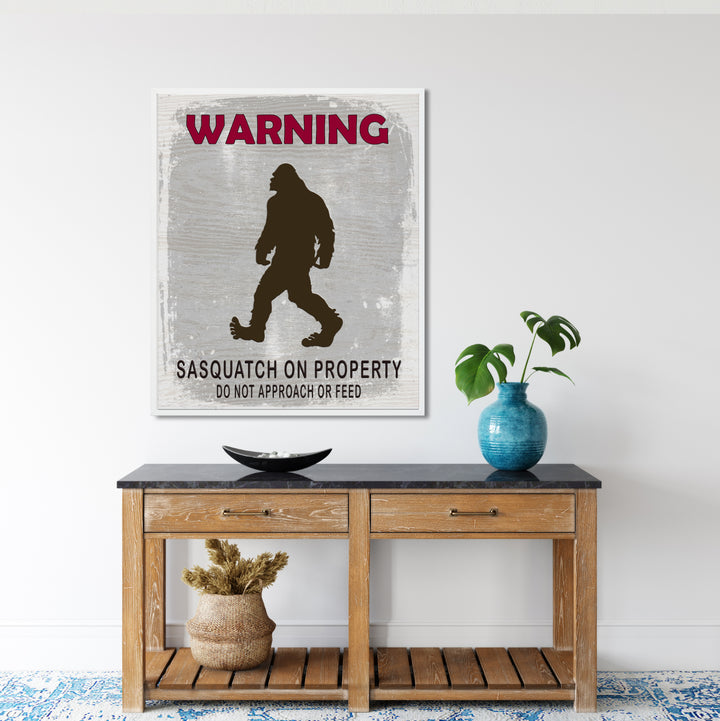Sasquatch Warning Print