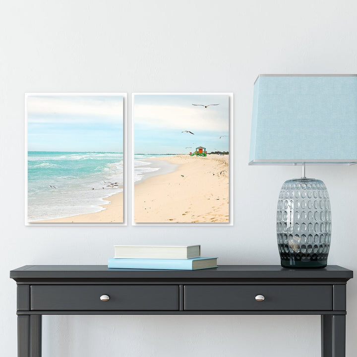 Coastal Miami Shoreline #2 - Set of 2