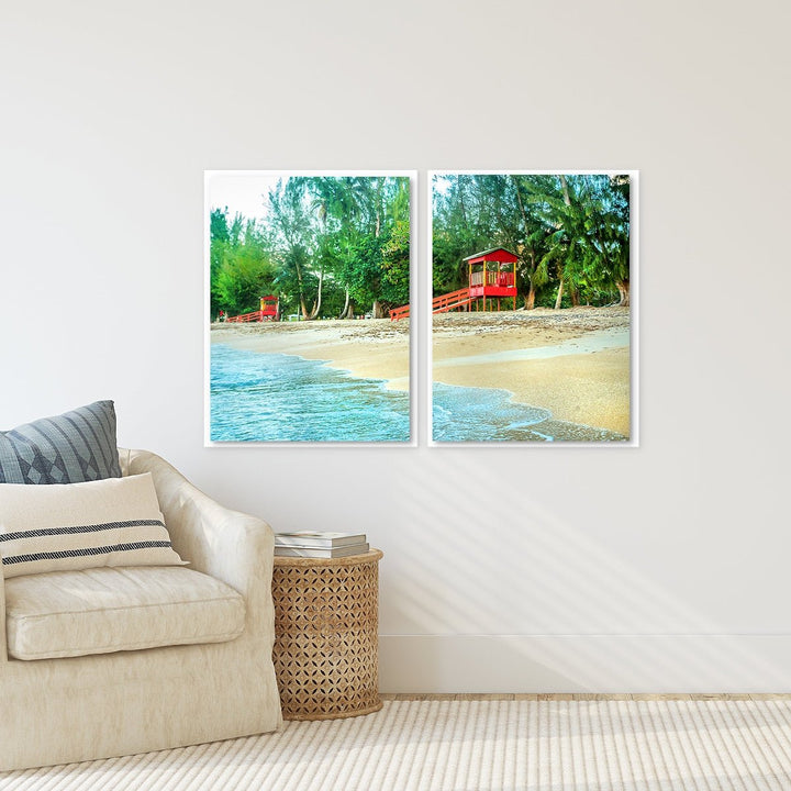 Puerto Rico Beach -  Set of 2