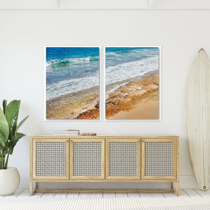 Rugged Shoreline #1 - Set of 2