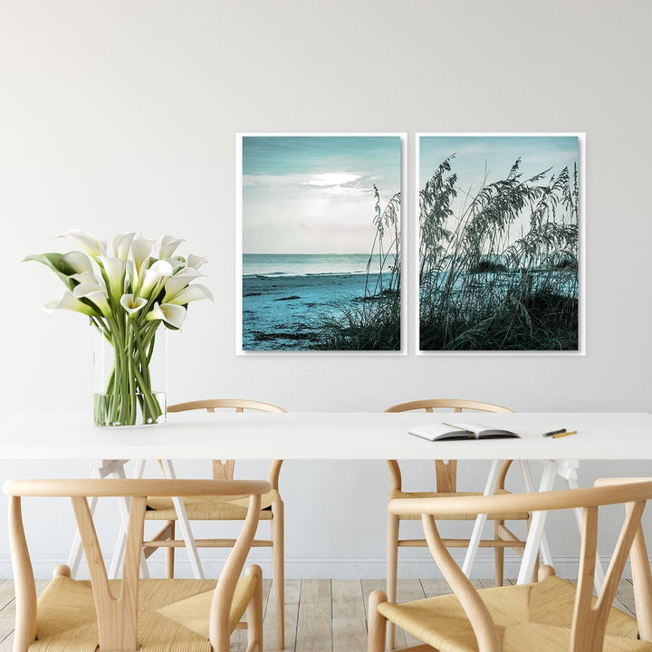 Turquoise Waters #4 - Set of 2
