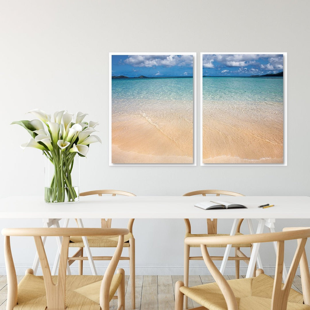 Caribbean Beach - Set of 2