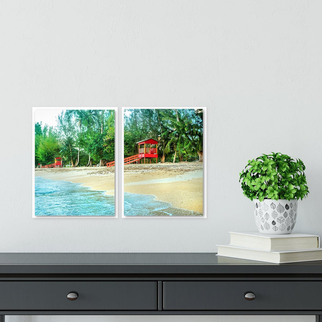 Puerto Rico Beach -  Set of 2