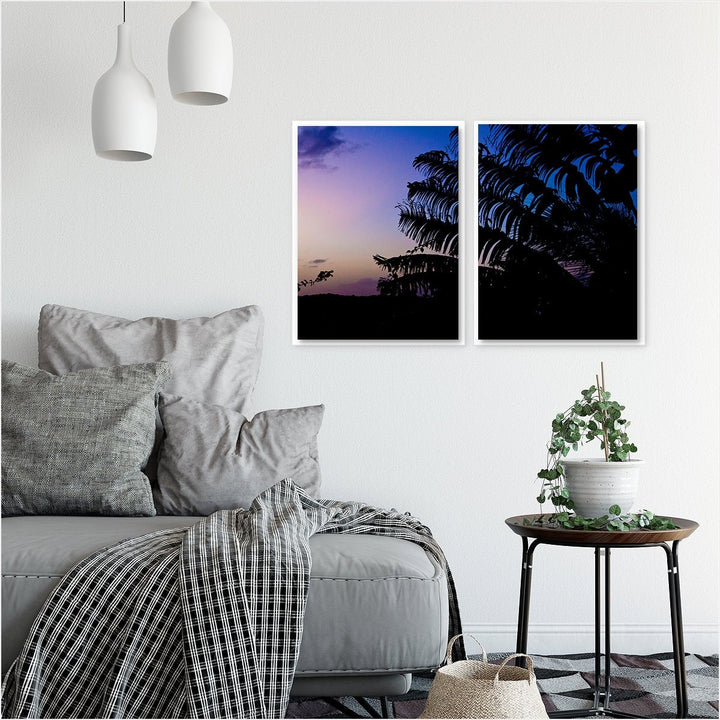 Purple Sunset - Set of 2