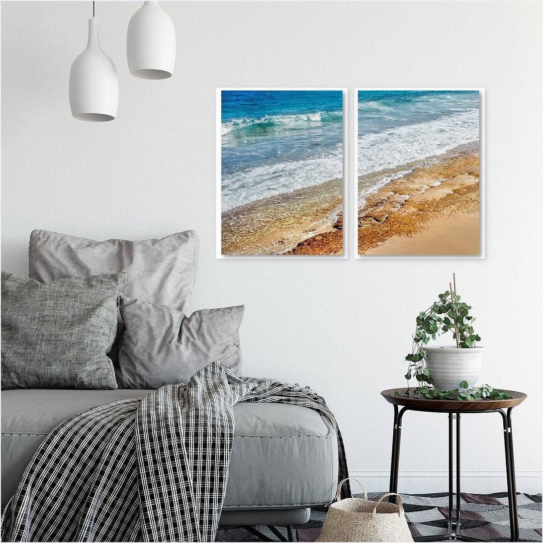 Rugged Shoreline #1 - Set of 2