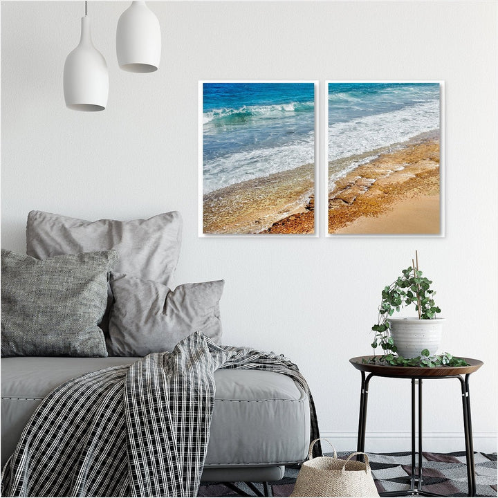 Rugged Shoreline #1 - Set of 2