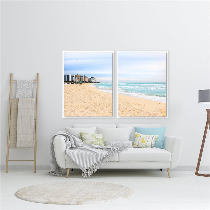 Coastal Miami Shoreline #1 - Set of 2