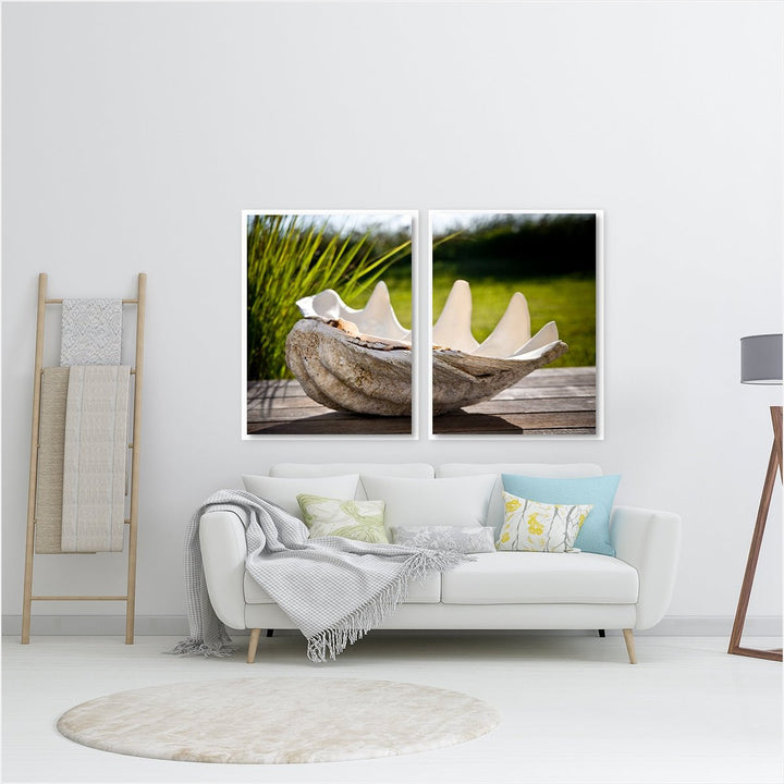 Seashell Beach Decor - Set of 2