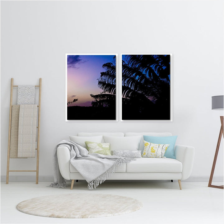 Purple Sunset - Set of 2