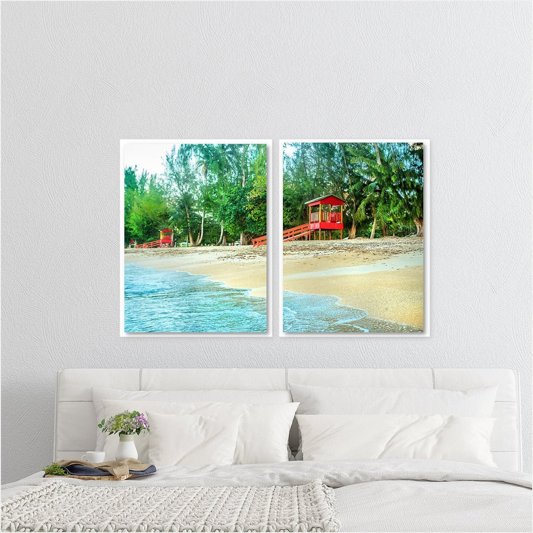 Puerto Rico Beach -  Set of 2