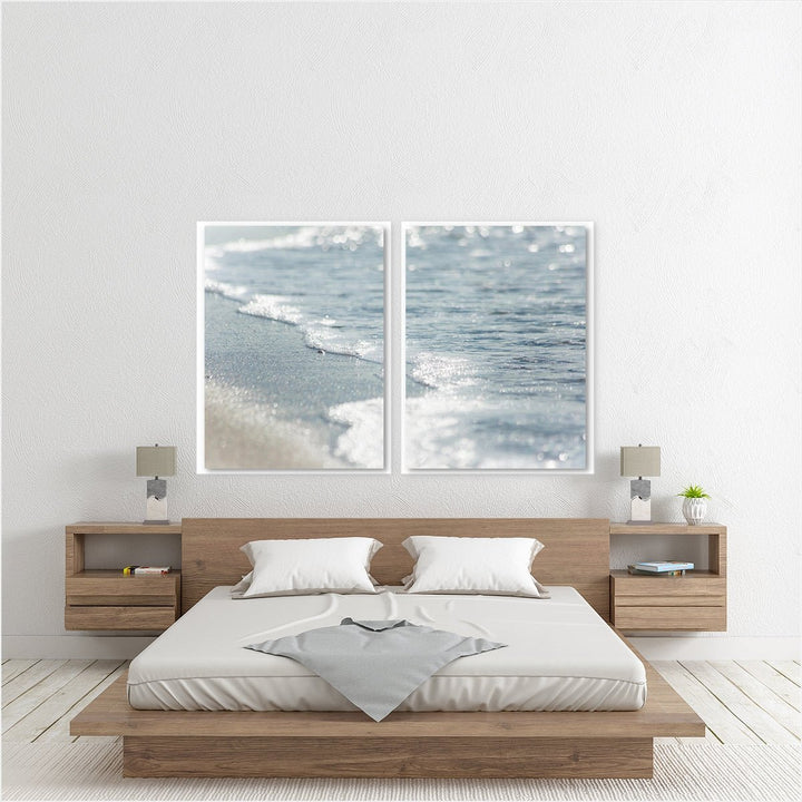 Slate Blue Shoreline - Set of 2