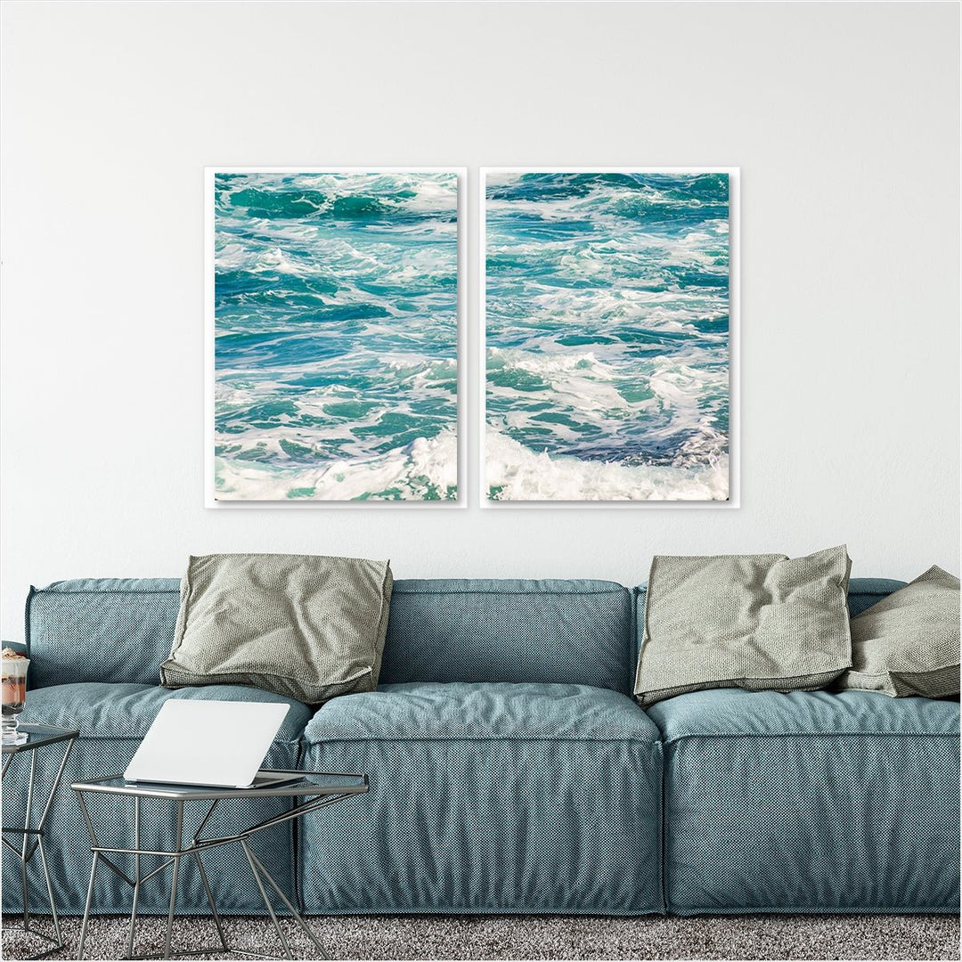 Vibrant Waves - Set of 2