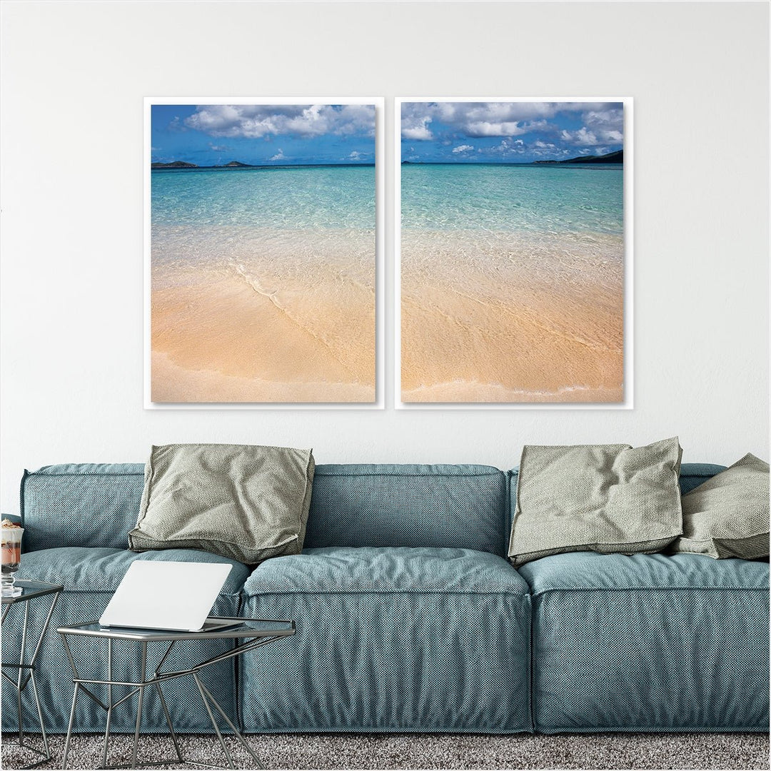 Caribbean Beach - Set of 2