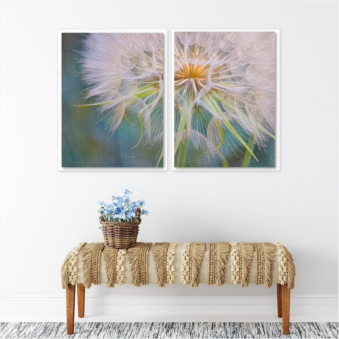 Pink Dandelion - Set of 2