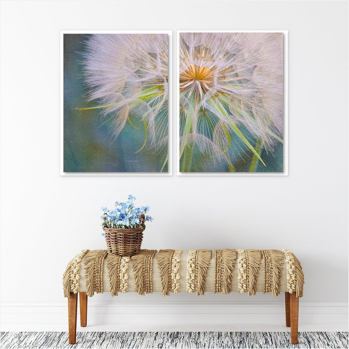 Pink Dandelion - Set of 2