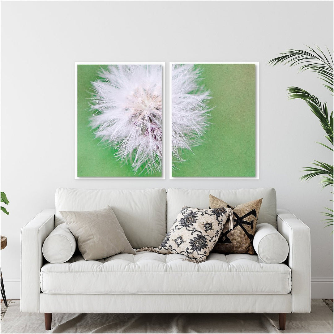 Green Dandelion - Set of 2